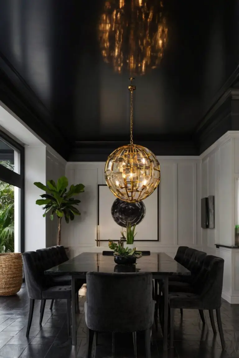 Black Ceiling Chic: 16 Designs to Inspire Your Bold Choice! (Plus Tips)
