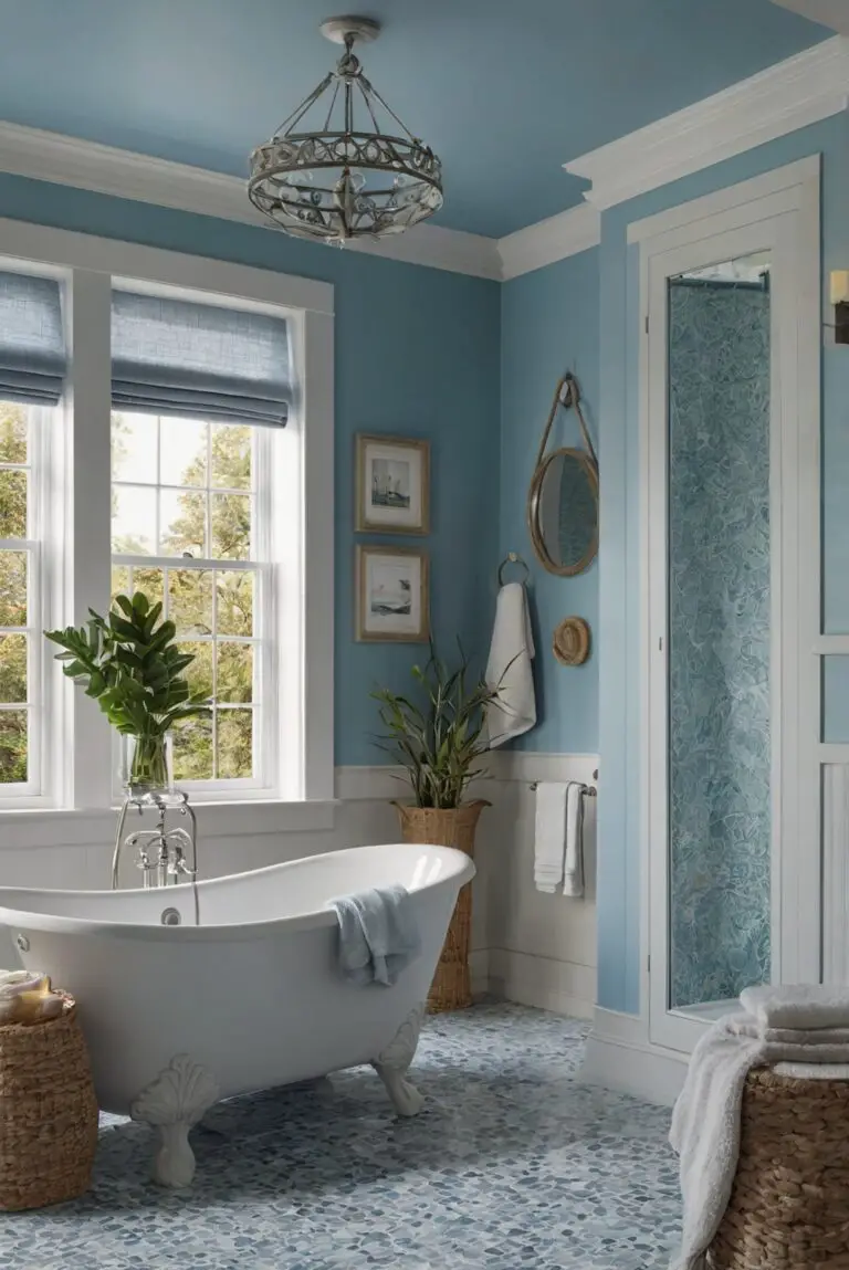 Blue Sky (SW 0063): Bring the Skies Indoors with Blue Skies in Your Coastal Bathroom!