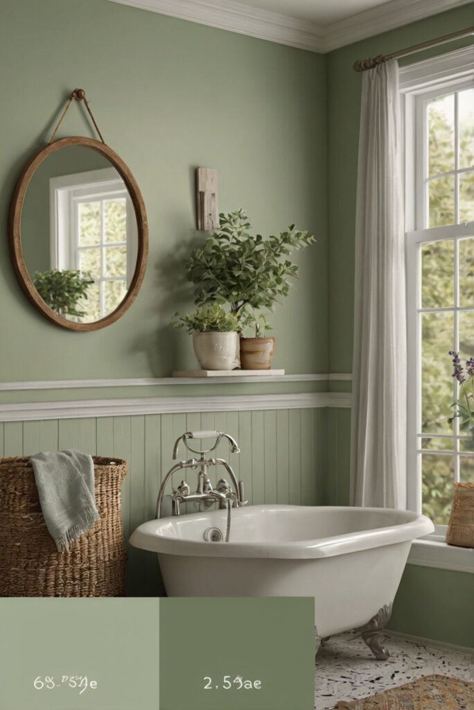 Clary Sage Delight Discover Sherwin Williams Tranquil Green