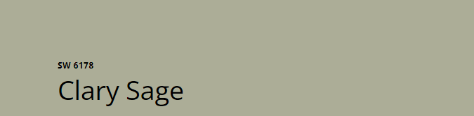 Clary Sage SW 6178
A soothing, muted green with gray undertones, perfect for creating a calm, serene atmosphere in any space.