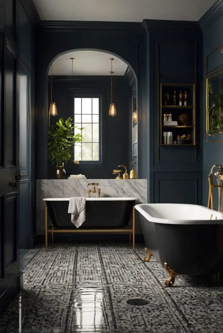 Cyberspace (SW 7076): Modern Elegance for Your Sophisticated Bathroom Oasis!