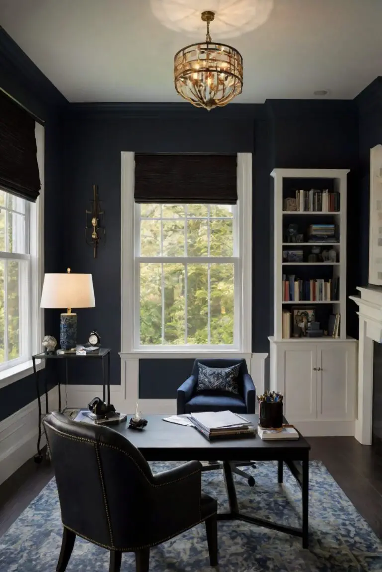 Darkroom (SW 7083): Obsidian Shadows – Best Wall Paint Color 2024 for Dramatic Flair