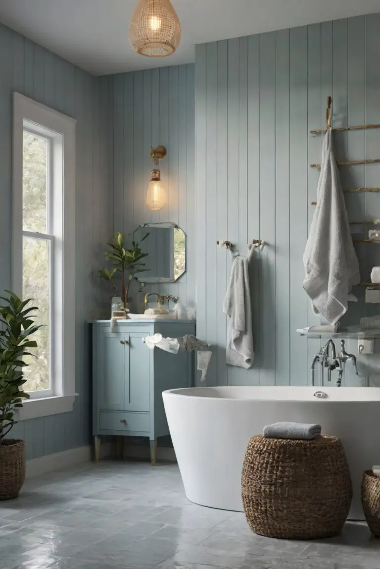 Gray Wisp (1570): Soft Grays Creating a Calm and Soothing Bathroom Atmosphere!