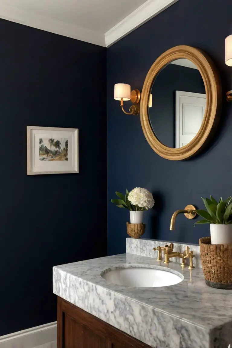 Hale Navy (HC-154): Nautical Elegance for Your Sophisticated Bathroom!