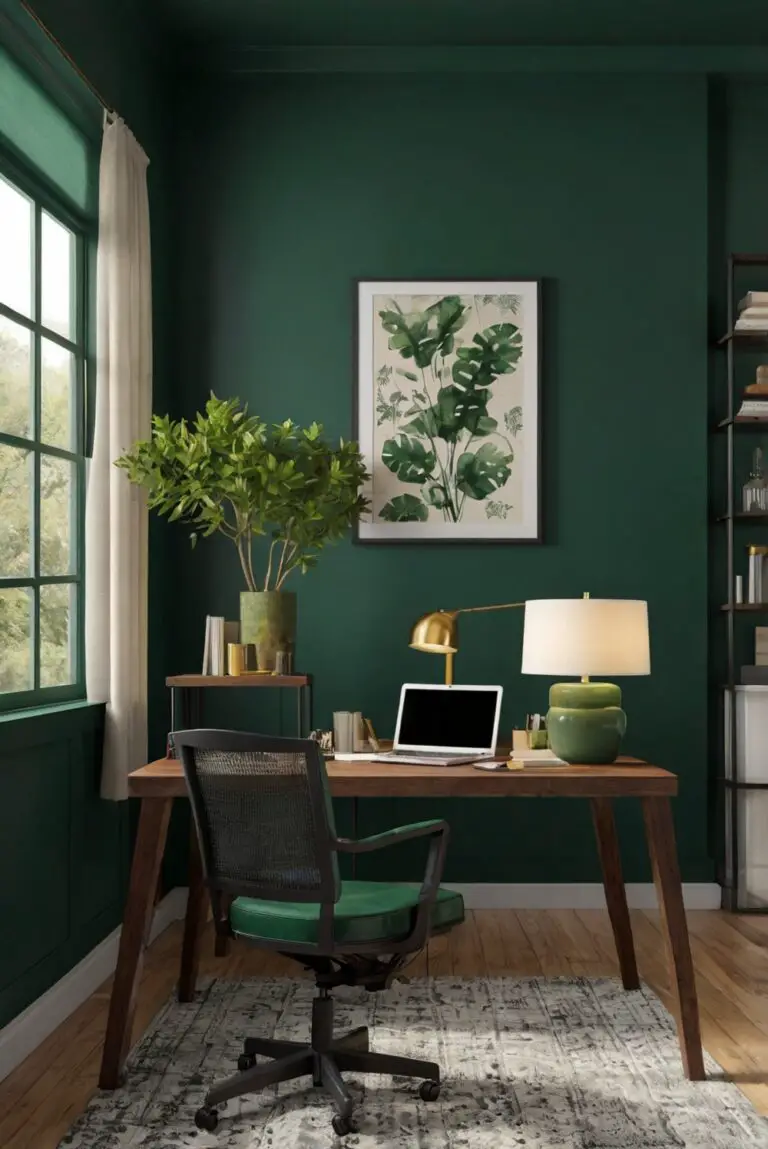 Hunter Green (BM 2041-10): Forest Retreat – Best Wall Paint Color 2024 for Deep Greens