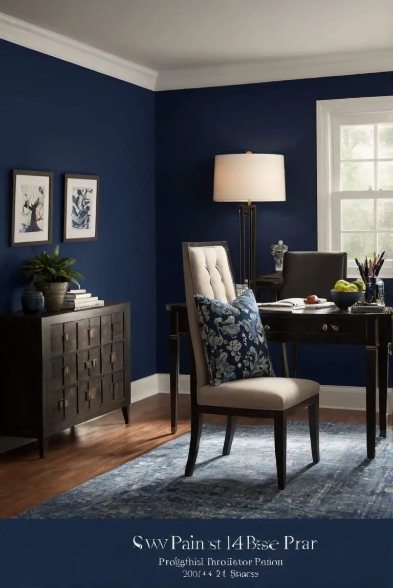 Inky Blue (SW 9148): Midnight Muse – Best Wall Paint Color 2024 for Creative Spaces