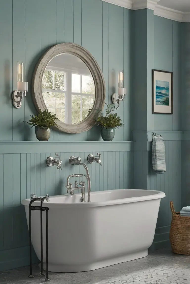 Krypton (SW 6247): Crisp and Modern Blues Setting a Contemporary Tone in Your Bathroom!