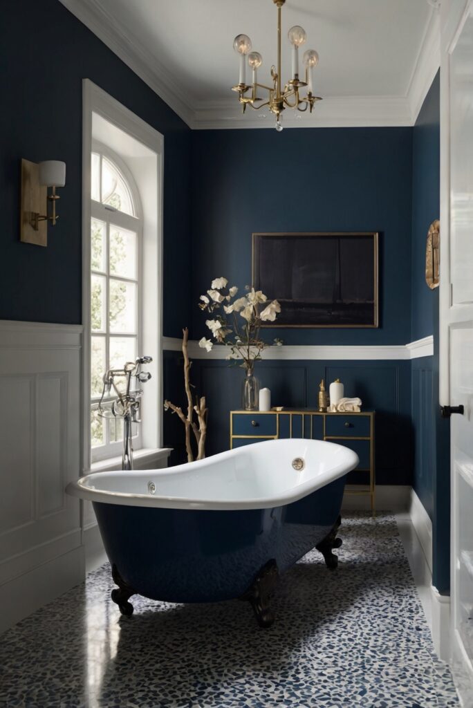 Marine Blue (2059-10): Dive into Marine Depths for Moody Bathroom Vibes ...