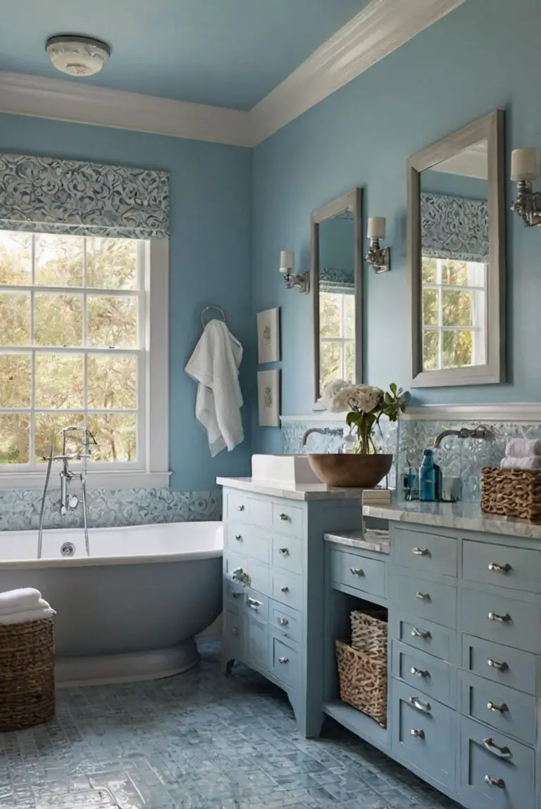 Morning Sky Blue (2053-70): Start Your Day in Serene Blues in Your Coastal Bathroom!