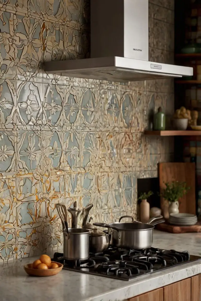 Patterned Backsplash Drama: Infusing Your Kitchen with Personality