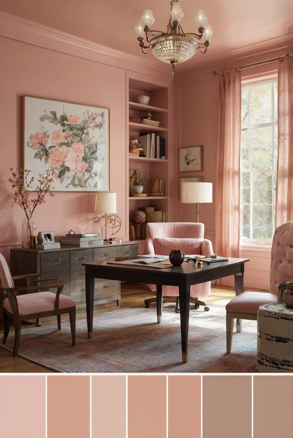 Peach Blossom, Color Combinations, Soft Pinks, Home Decorating, Home Interior Design, Interior Bedroom Design, Living Room Interior