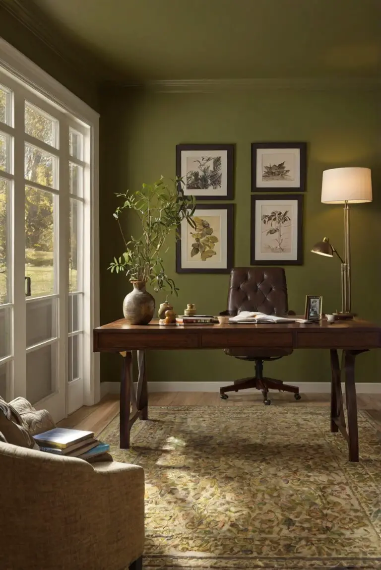 Ripe Olive (SW 6209): Olive Harvest Glow – Best Wall Paint Color 2024 for Earthy Warmth