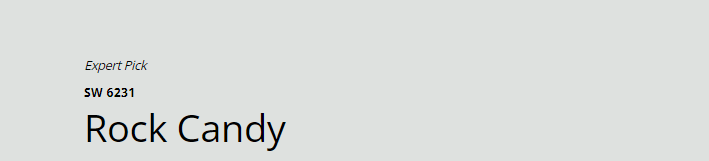 Sherwin Williams Rock Candy SW 6231
a soft, pastel blue with subtle gray undertones. It creates a calm, airy atmosphere, perfect for adding a serene and refreshing touch to any space.