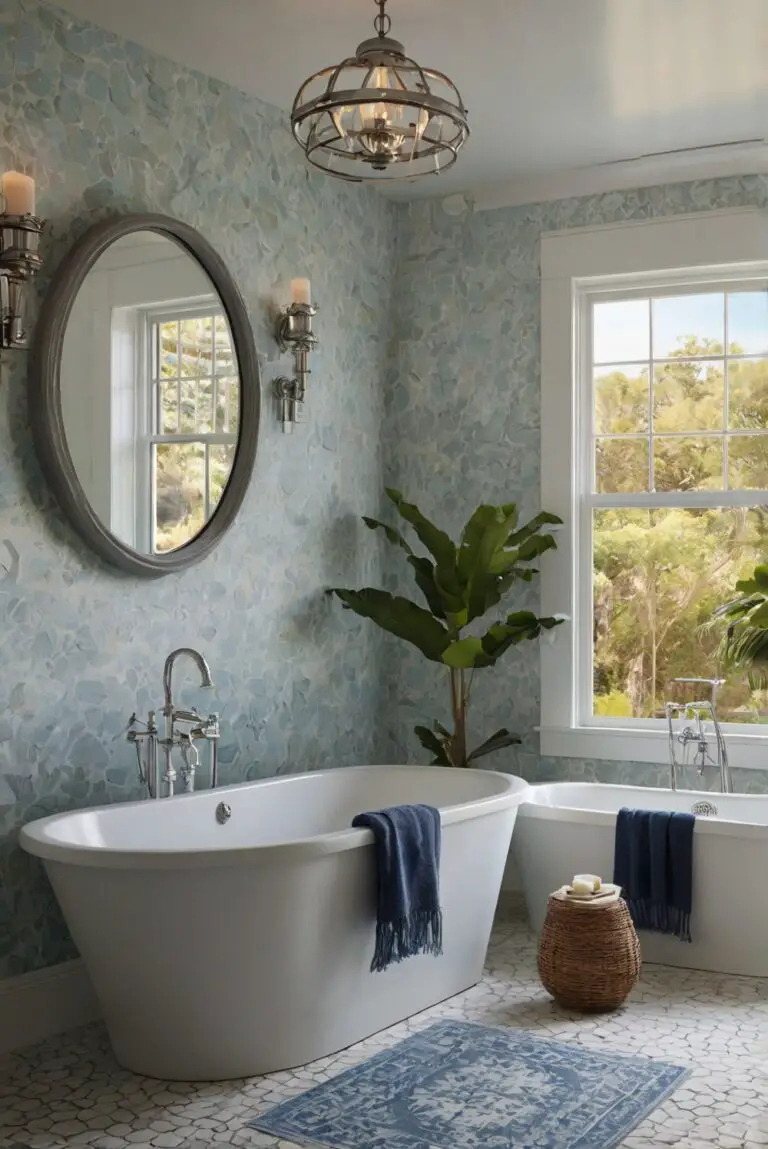 Silver Lake (1598): Tranquil Gray-Blue Tones Adding Serenity to Your Bathroom!