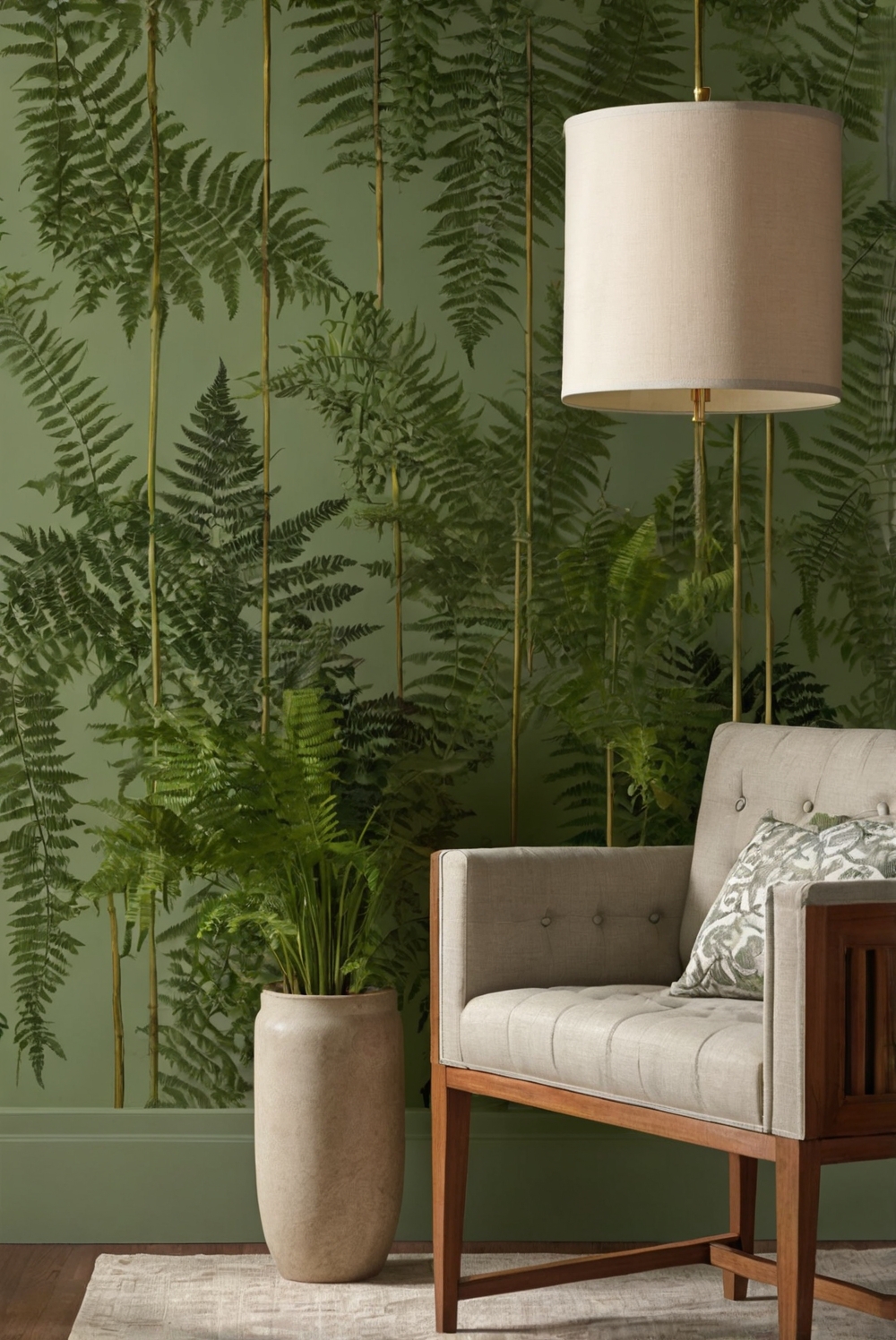 soft fern, fern green, wall paint colors, botanical bliss, interior wall paint, home decorating, interior design space planning