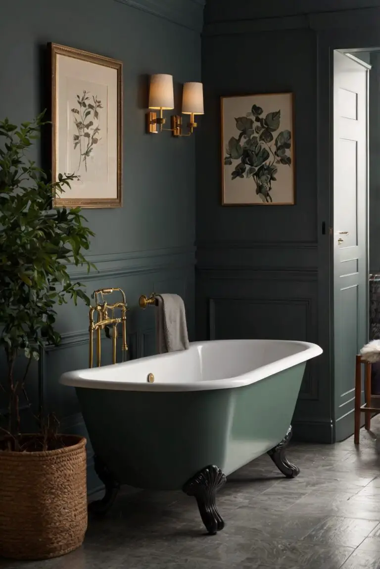 Sparrow (AF-720): Muted Hues Creating Moody Sophistication in Your Bathroom!