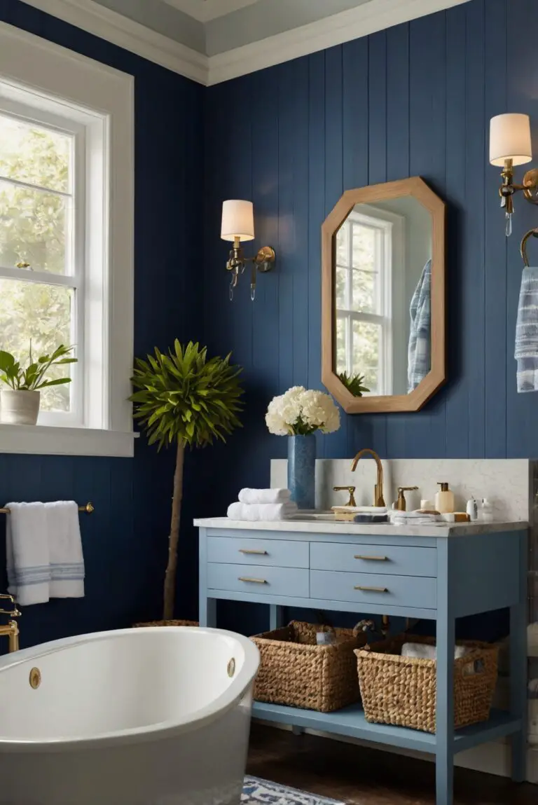 Yale Blue (2064-40): Classic Nautical Blues Adding Depth and Sophistication to Your Bathroom!