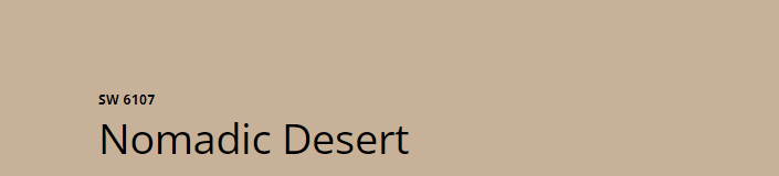 Sherwin Williams Nomadic Desert
A soft, warm taupe with a hint of gray, perfect for adding a touch of warmth and sophistication to any room.