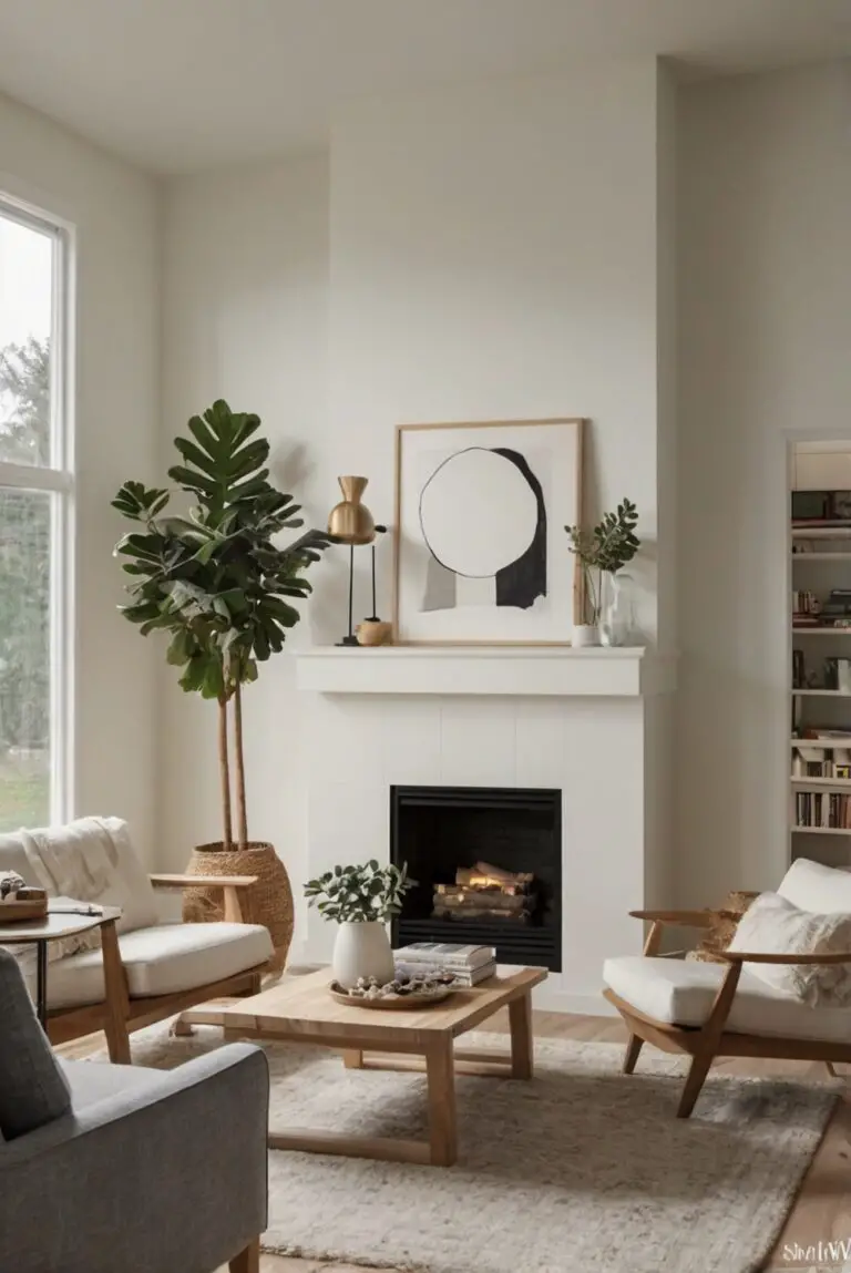 What are the best white paint colors for a modern living room?