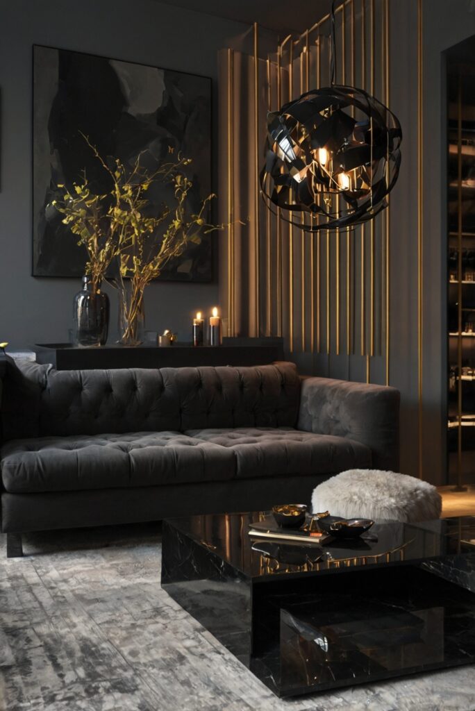 Upgrade Your Living Room with Stunning Black Decor Ideas - upgradesign.blog