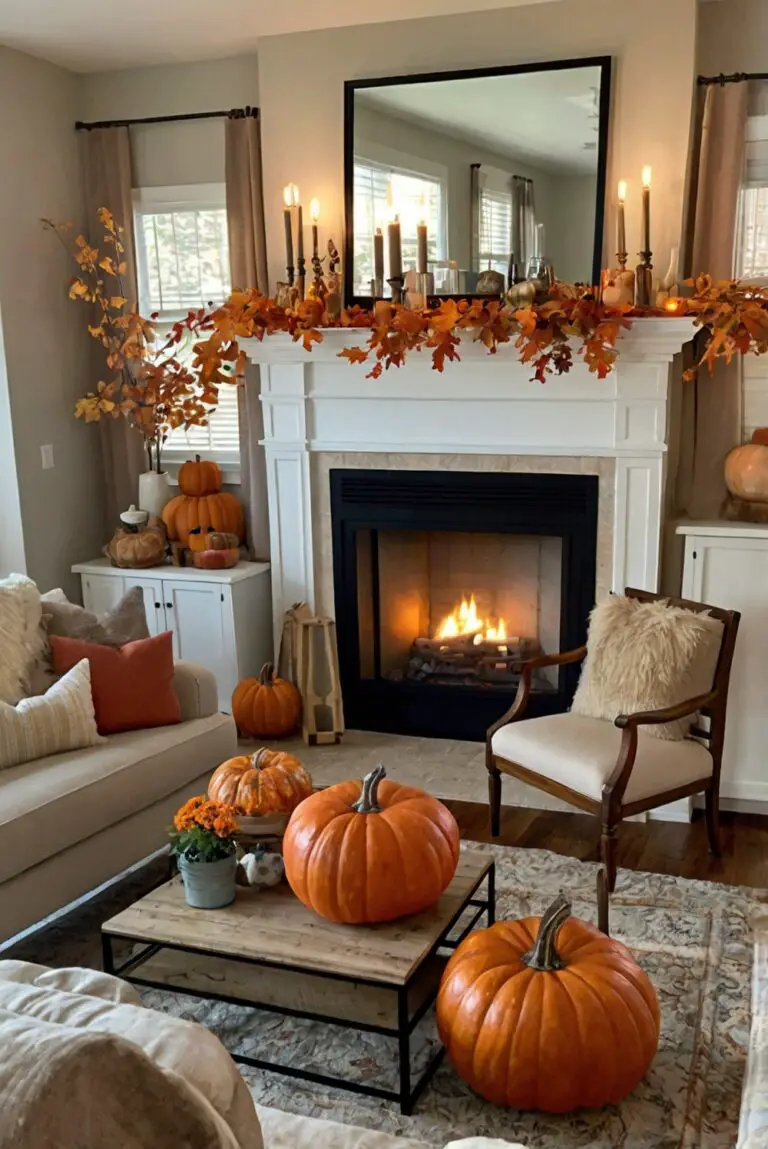 Fall decor ideas, Living room upgrade, Home decor trends, Interior design inspiration, Cozy home decor