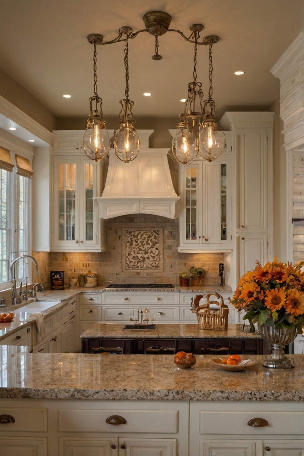 Fall kitchen decor, Sherwin Williams colors, kitchen color ideas, fall decorating tips, autumn kitchen design