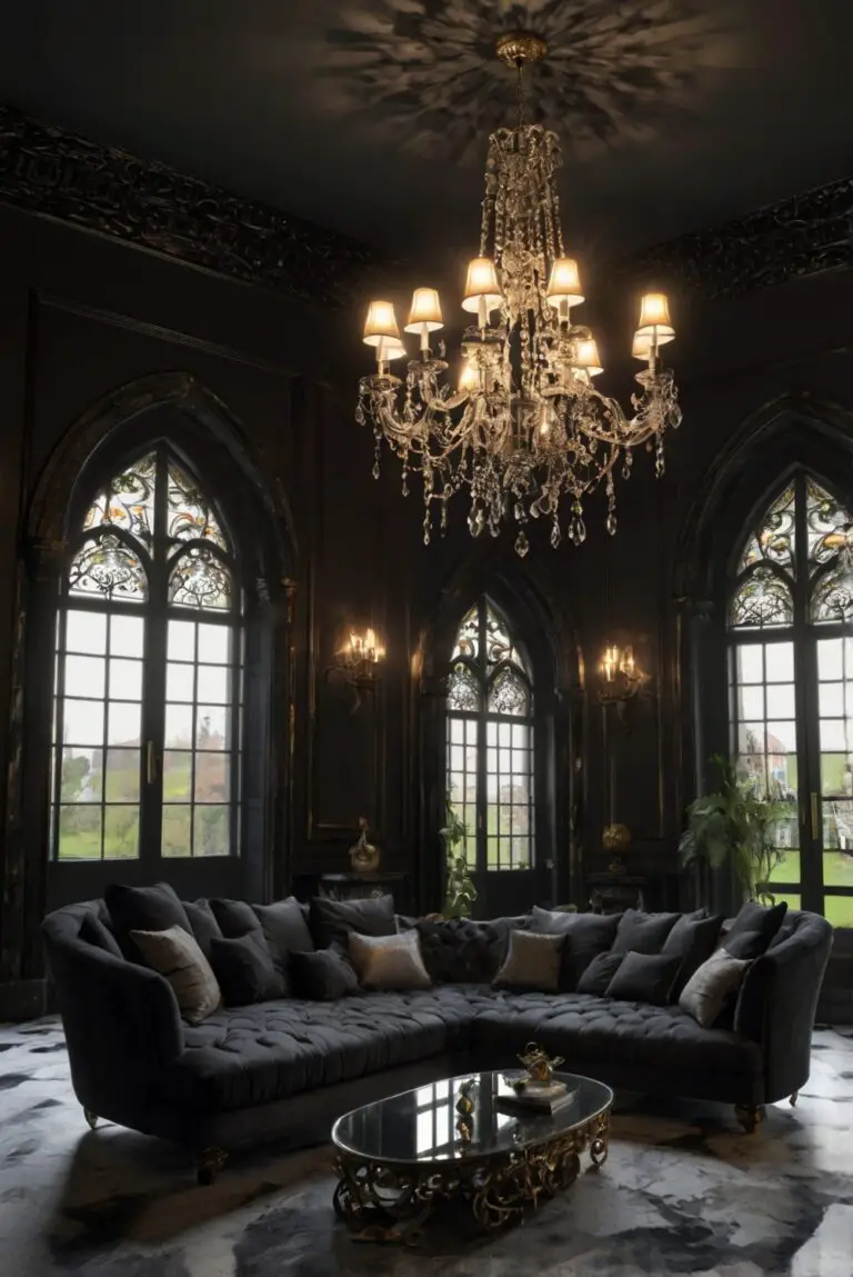 Gothic home decor, Gothic interior design, Gothic furniture, Dark decor, Gothic style