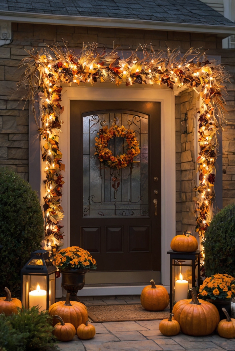 Thanksgiving outdoor decor, Thanksgiving entryway decor, Outdoor Thanksgiving decorations, Thanksgiving porch decor, Fall outdoor decorations