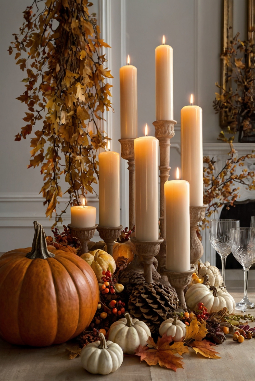 Thanksgiving room decor ideas, Thanksgiving home decorations, Fall room decor, Thanksgiving table decorations, Thanksgiving centerpiece ideas