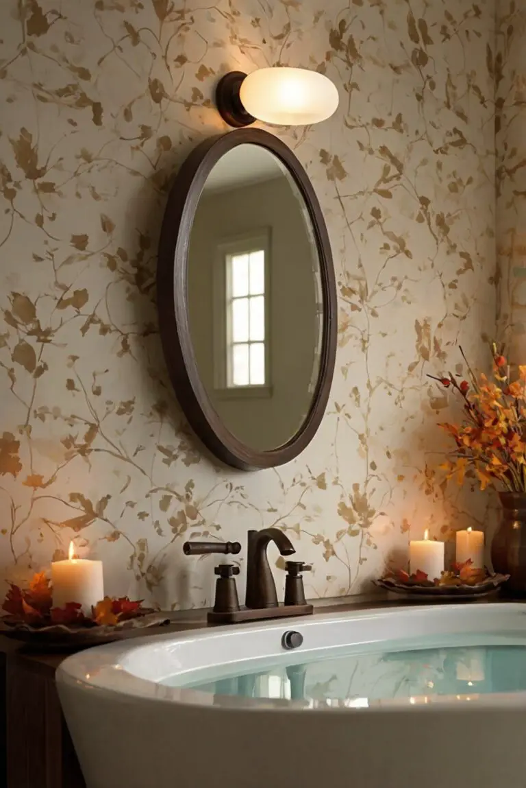 Fall bathroom decor, bathroom renovation, home improvement, interior design, bathroom accessories