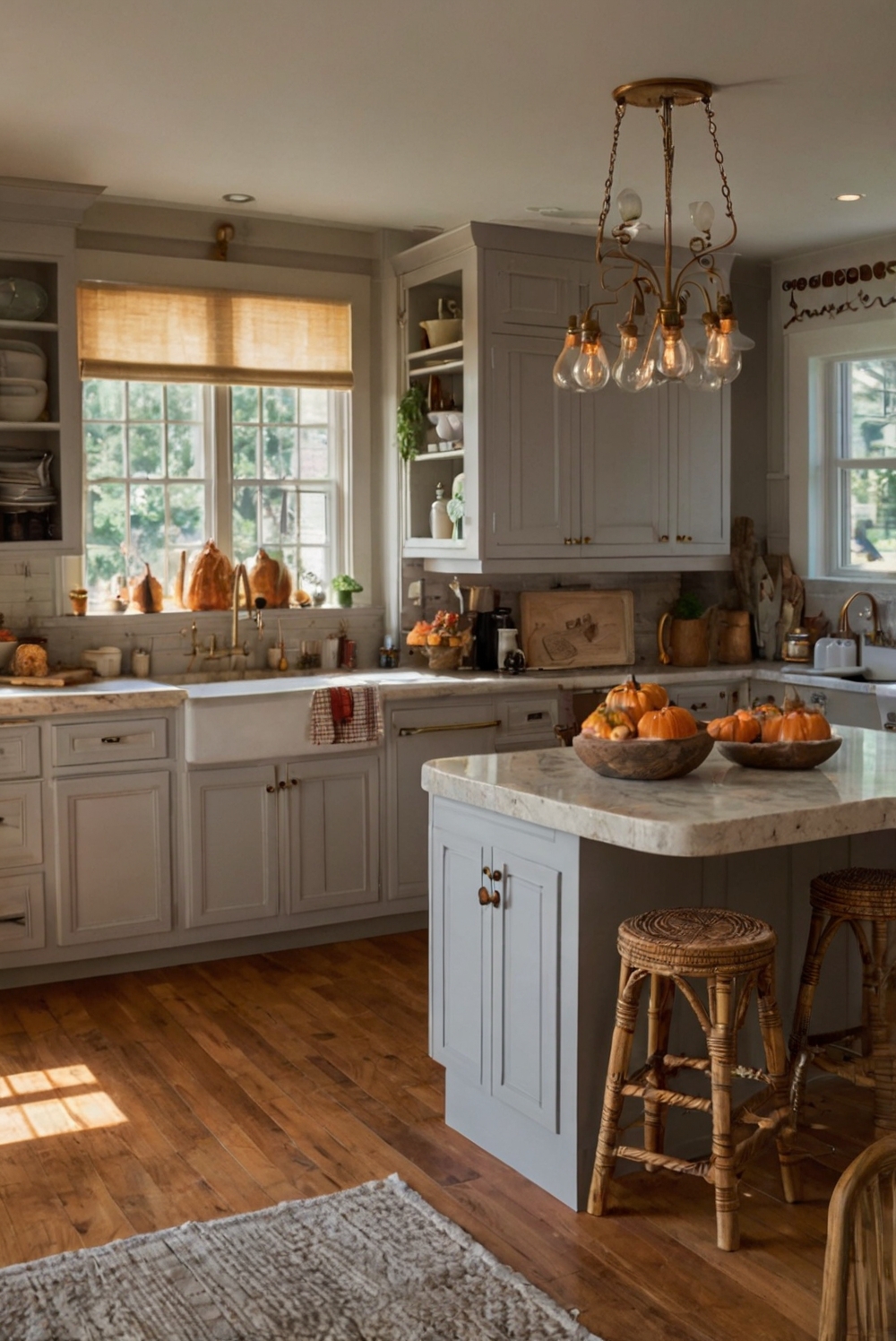 Fall Kitchen Decor, Kitchen Renovation Ideas, Cozy Kitchen Design, Seasonal Kitchen Upgrades, Elegant Kitchen Space