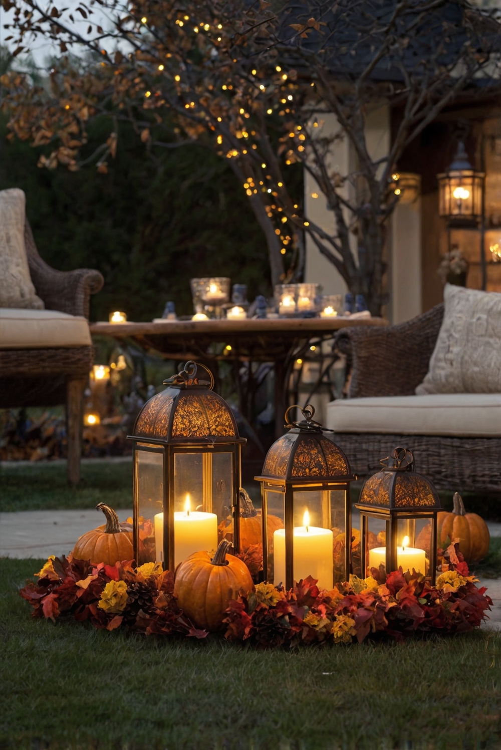 Thanksgiving decorations, Outdoor holiday decor, Festive outdoor decorations, Home exterior decor, Seasonal outdoor accents