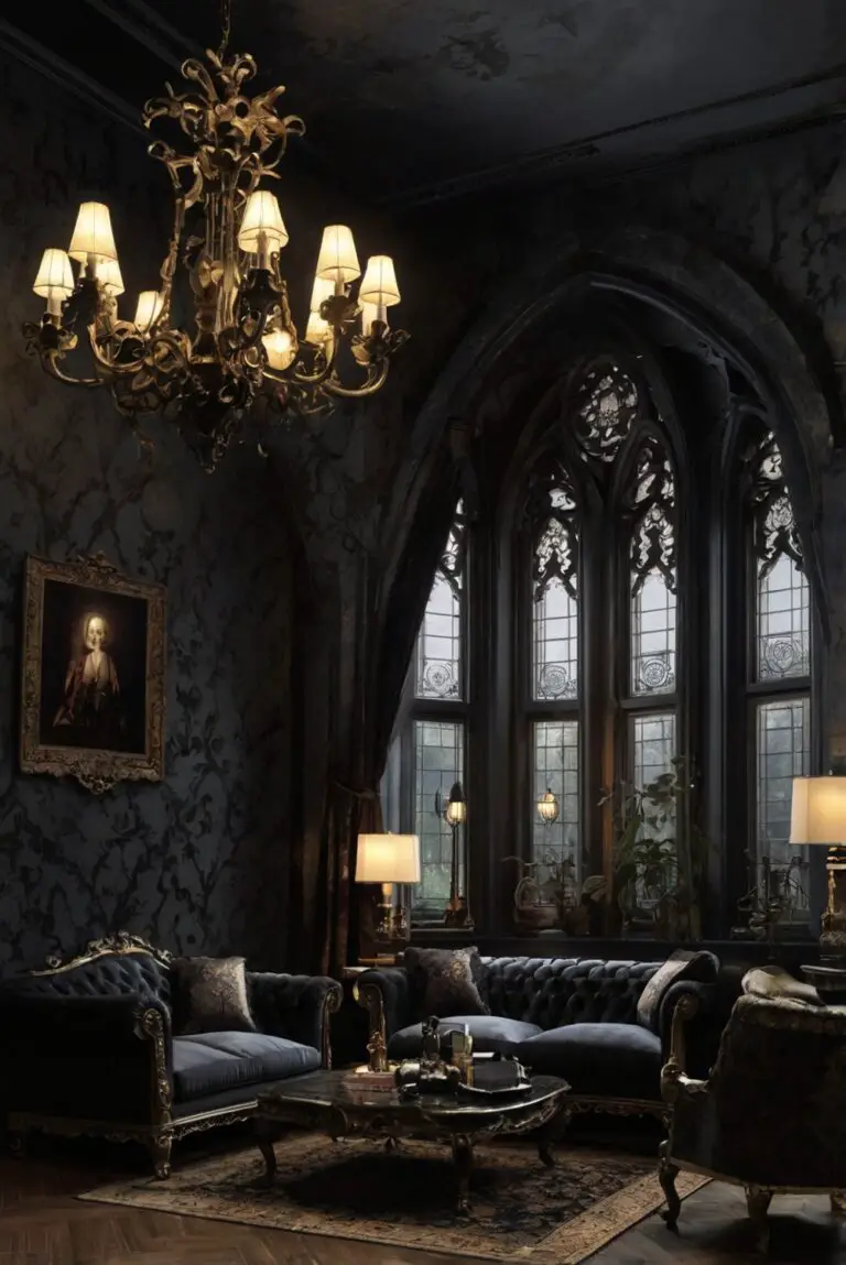 Gothic living room decor, Gothic home design, Gothic interior design, Gothic furniture, Gothic style furniture