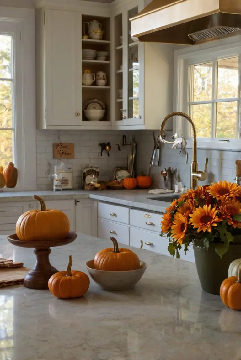 Fall kitchen decor ideas, Autumn kitchen decorations, Kitchen fall decorating, Kitchen autumn decor, Fall-themed kitchen décor