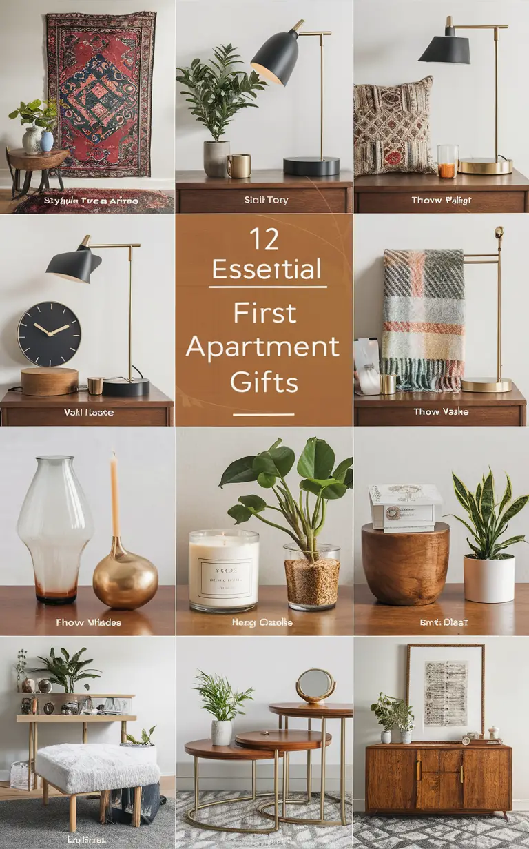 First apartment decor gifts, First apartment essentials, Apartment warming gifts, Apartment decor ideas, Apartment living gifts