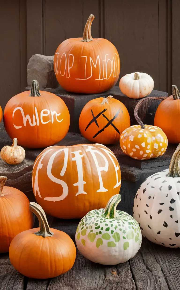 pumpkin painting ideas, creative pumpkin designs, DIY pumpkin decor, painted pumpkin inspiration, festive pumpkin projects