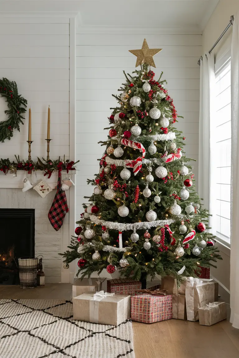 Christmas Tree Decor Ideas, Holiday Home Decorating, Festive Christmas Decor, Sparkling Christmas Decorations, Elegant Holiday Decor