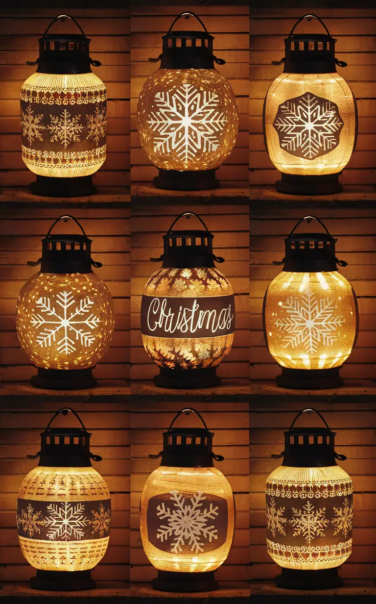 Christmas lanterns, Outdoor lantern lights, Festive porch lighting, Holiday lantern decor, Winter patio lanterns