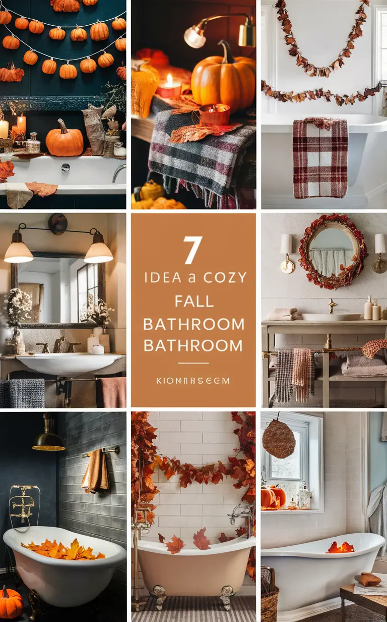 fall bathroom decor, fall bathroom trends, fall bathroom colors, autumn bathroom ideas, seasonal bathroom designs