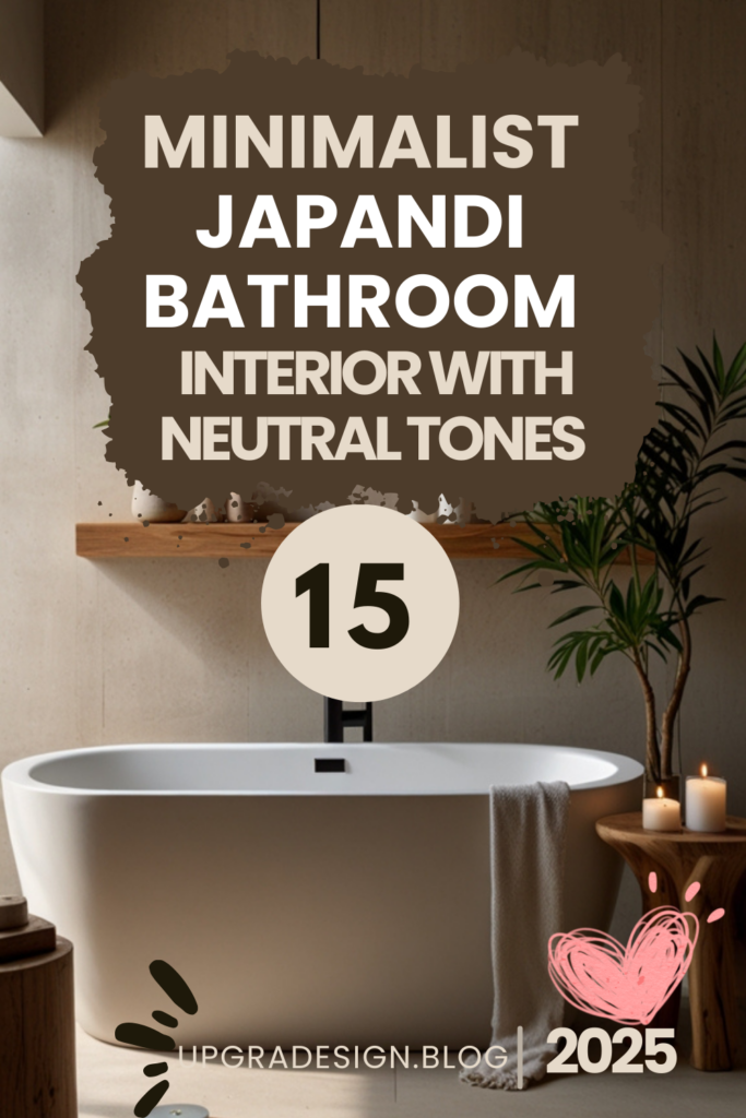 Minimal Decor ,Accessories in ,Japandi ,Bathrooms