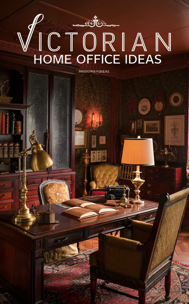 Victorian home office decor, Victorian home office furniture, Victorian home office design, Victorian home office ideas, Victorian home office style