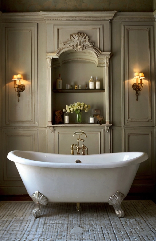 Freestanding Tubs as the Centerpiece of French Country Bathrooms