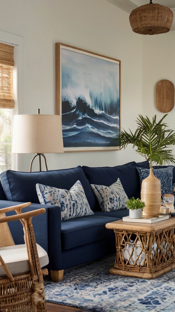 Monochromatic Blue Living Room ,blue couch living room

 remodel ,navy blue couch

 ,2025 blue sofa living room ideas 