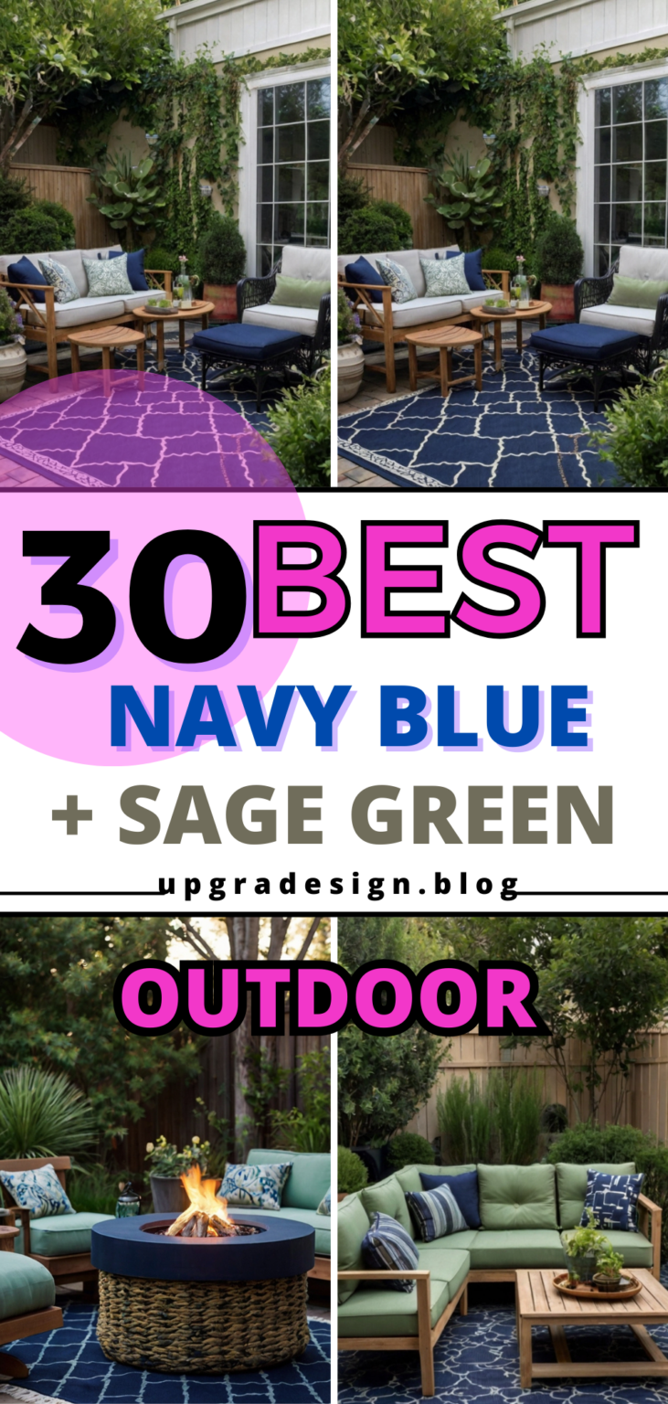Navy Blue and Sage Green Outdoor Space Ideas for a Fresh Remodel ...