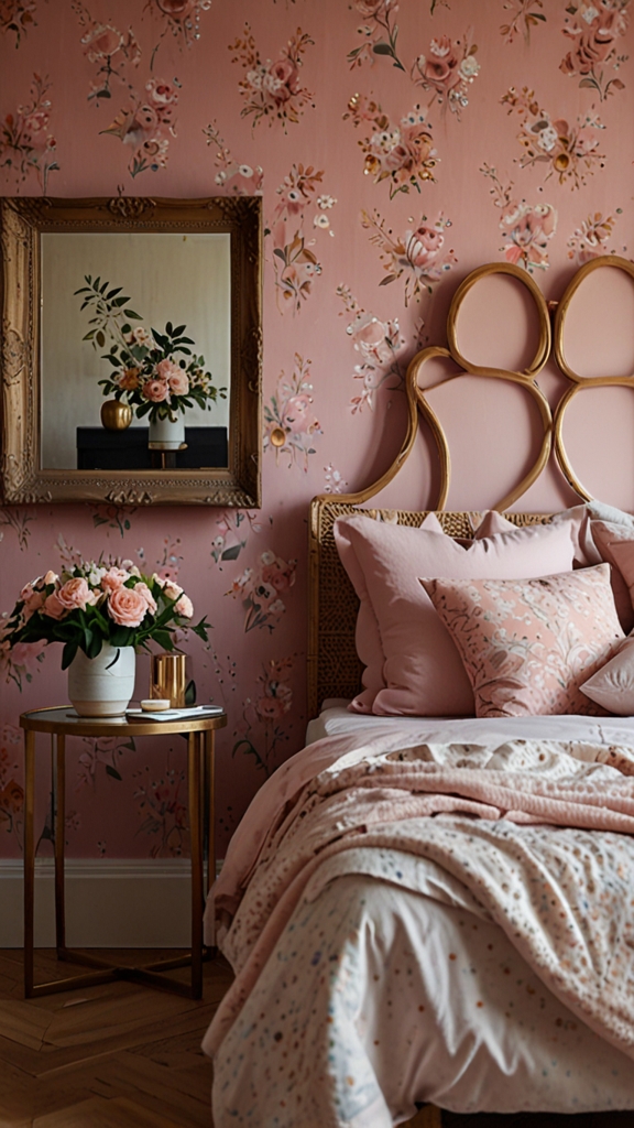 
new pink boho bed design, modern bed design, modern bedroom designs, modern wood bed frame,modern bedroom, 