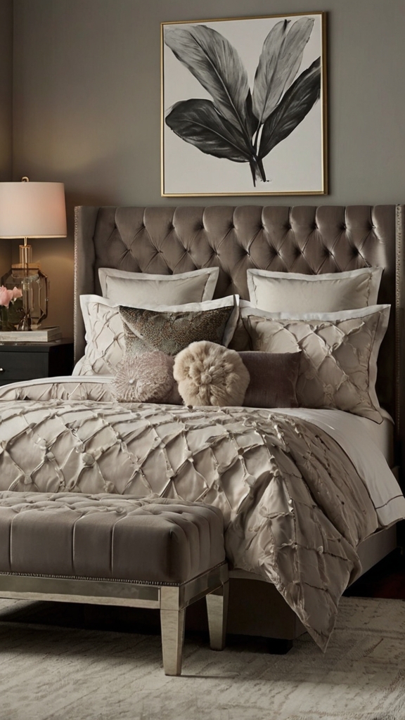 modern bed design, modern bedroom designs, modern wood bed frame,modern bedroom, moody decor, 