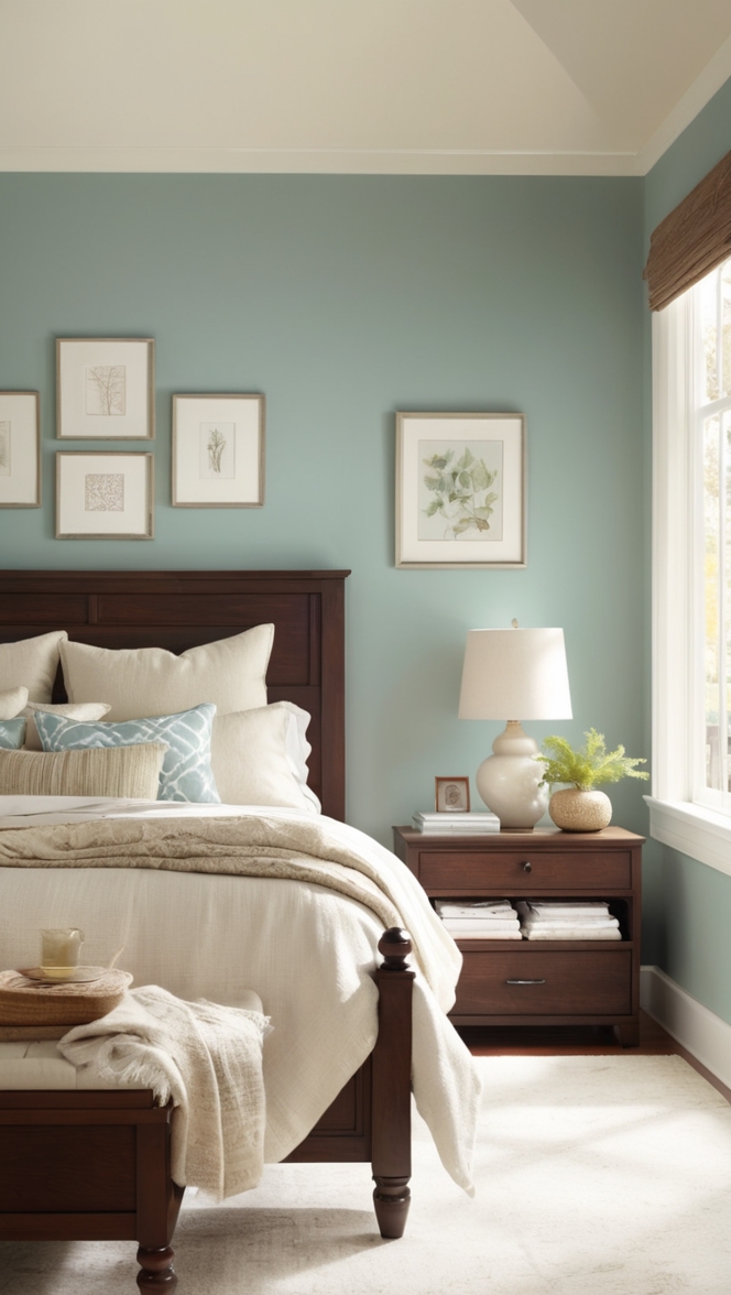 dark wood bed, solid wood bed frame, wooden bedroom furniture, rustic wood bed, mahogany bedroom set