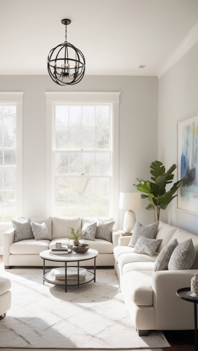 black and white minimalist decor, modern black and white living room, elegant black and white interior design, sophisticated minimalist living room, chic monochrome home decor