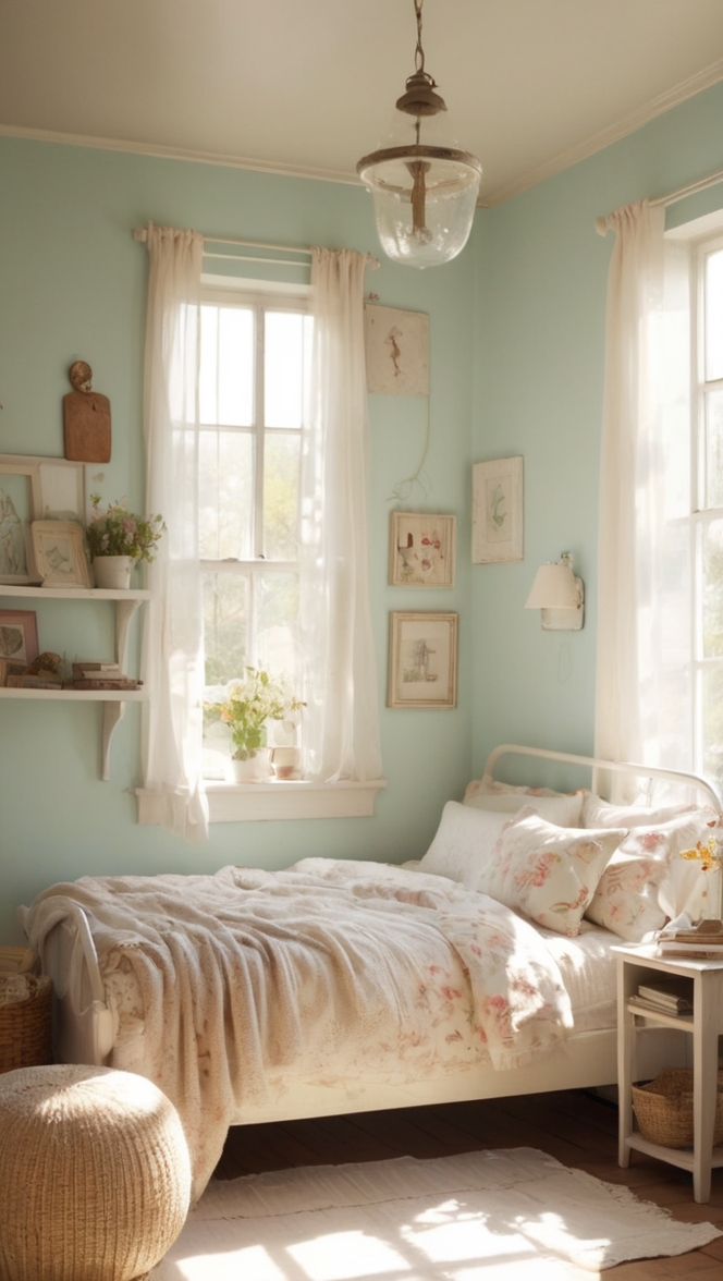 vintage bedroom decor, antique bedroom furniture, shabby chic bedroom ideas, rustic bedroom design, bohemian bedroom style