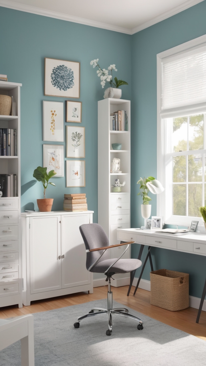 home office móvel planejado, decoração home office pequeno, mesa para home office moderna, cadeira home office ergonômica, iluminação para home office